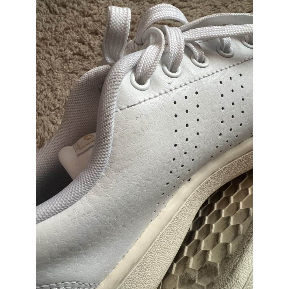 Adidas Women's Advantage Lace Up Sneakers, Tennis Shoes Casual - White.  Size 10 - Picture 10 of 11